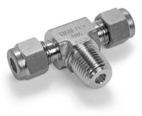 Ham-Let Let-Lok® Metric Male Branch Tee NPT