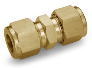 Ham-Let Let-Lok® brass metric union 