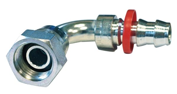 Burnett and Hillman Female 90 Degree Push-In Hose Insert