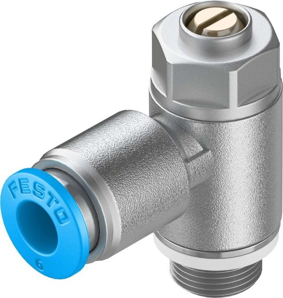 Festo QS Exhaust Air One-Way Flow Control Valve