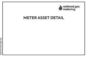 METER ASSET DETAIL BOOK