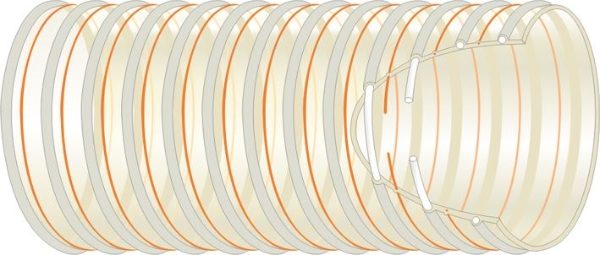 Tricoflex® Gaine Spirabel® PU A1 Flexible Ducting