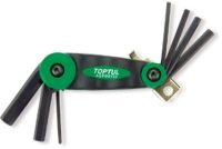 Toptul® Foldable Hex Key Wrench Set