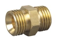 Vale® Hexagon Nipple BSPP to BSPP