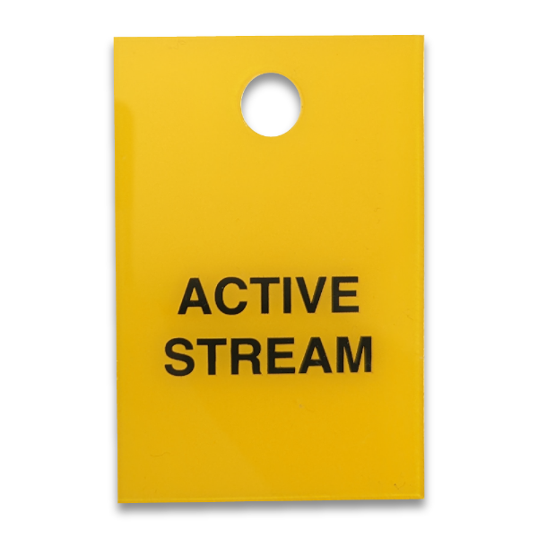 Active Stream Label