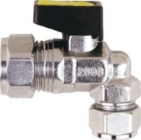 Vale® Mini Angle Compression Ball Valve for Gas