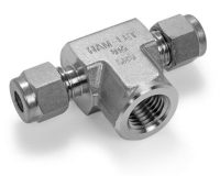 Ham-Let Let-Lok® Metric Female Branch Tee NPT