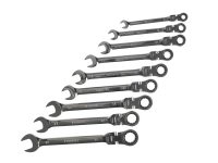 Faithfull Wrench Combination Ratchet Flex Head Set