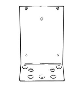 u6 floor bracket