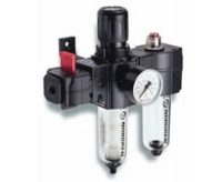 Excelon® Series 73 Auto Drain FRL Set with Valve 3/8BSPP