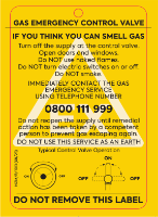 ECV METER CONTROL LABEL